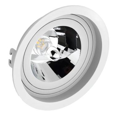 Imagem de Spot Redondo Embutir Face Recuado Ar111 Saveenergy, BRANCO, 110V/220V