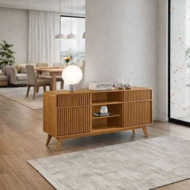 Imagem de Buffet Ripado 2 portas 2 gavetas Diamante- Domus Móveis