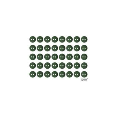 Imagem de Mini Botão Redondo 5mm - 40 unidades - We Care About, Verde Musgo