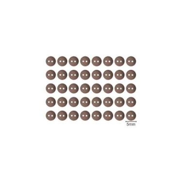 Imagem de Mini Botão Redondo 5mm - 40 unidades - We Care About, Terra