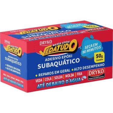 Imagem de Massa Epóxi Bicomponente, 50 g, Vedatudo Dryko OstenVonder