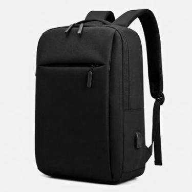 Imagem de Mochila Slim Executiva Notebook 15.6 Design Moderno com USB Resistente e Ultraleve-Unissex
