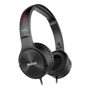 Imagem de Fone De Ouvido Philco Pfo02p Wave Flat Cor Preto - Congratulations Sto