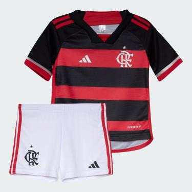 Imagem de Kit Flamengo Infantil I 24/25 s/n Torcedor Adidas-Unissex