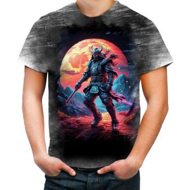Imagem de Camiseta Desgaste Samurai Ronin Sunset Sem Mestre 3 - Kasubeck Store®,
