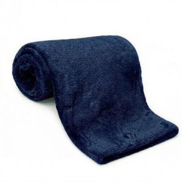 Imagem de Cobertor Manta Casal Macio 2,00X1,80 Microfibra Liso Estampado Qualida