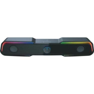 Imagem de Soundbar Gamer para PC Fortrek Black Hawk com Iluminação RGB Touch, Plug&Play e Potênci...