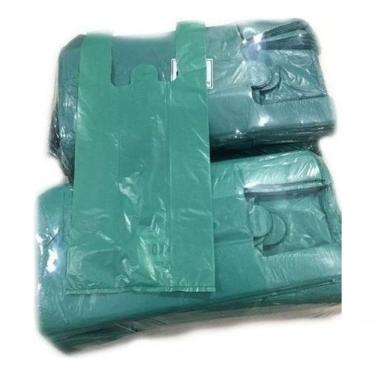 Imagem de Sacola Plástica Reciclada 30x40 13KG Kit Reforçada Recuperada Azul, Verde, Preto Higipack