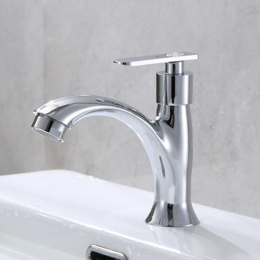 Imagem de Torneira para Banheiro Metal Inox de Bancada e Pia em Aço Inoxidável Jato Concentrado I...