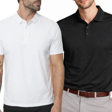 Imagem de Kit 2 Camisas Polo  Poliamida Premium-Masculino