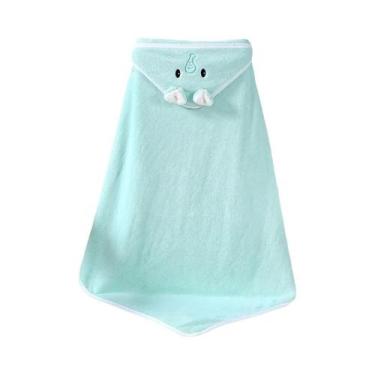 Imagem de Toalha De Banho Unissex Para Bebês Recém-Nascidos Com Capuz, Manta De 
