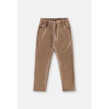 Imagem de Calça Infantil Malha Cirrê Up Baby, Marrom