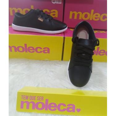 Imagem de Tênis  Napa Moleca Sardenha Neo -5605.463, Preto, Branco, 37