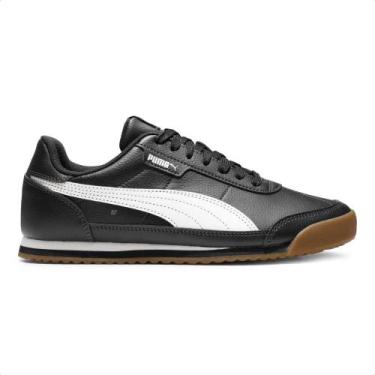 Imagem de Tênis Puma Turino II Feminino, 43, Preto, Branco