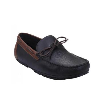 Imagem de Mocassim Masculino Couro Floter Roma Freeway 019647, Preto, 40