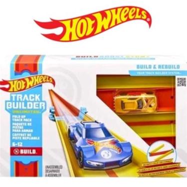 Imagem de Pista Hot Wheels Track Builder Conjunto Pista Dobravel Mattel, 1 Conju