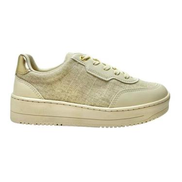 Imagem de Tênis Feminino Ramarim Esportivo Textil 24-91205, Bege, 38