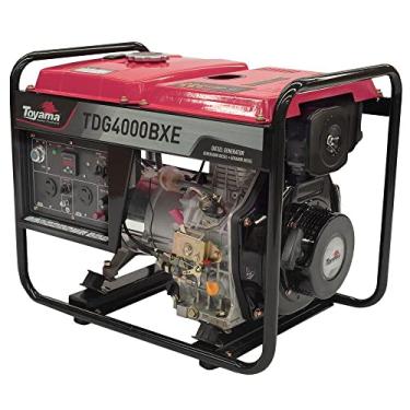 Imagem de GERADOR TOYAMA DIESEL TDG4000BXE MONOFASICO BIVOLT 115/230V 60HZ 3.3KW PARTIDA ELETRICA COM CAPACITOR