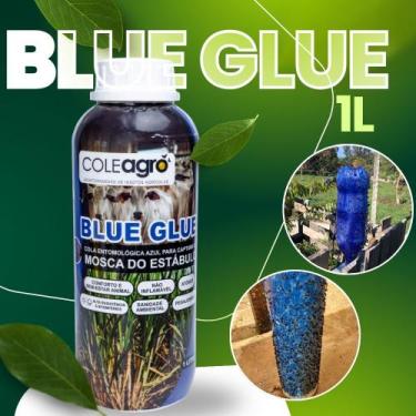 Imagem de Cola Entomológica Azul 1L Blue Glue ColeAgro  Monitoramento de Pragas 