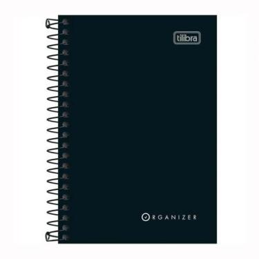 Imagem de Caderneta espiral capa flexível 1/8 160 folhas Organizer - Tilibra