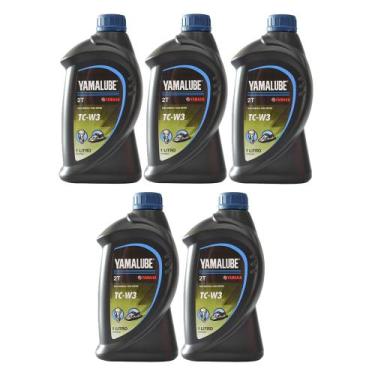 Imagem de Óleo Náutico Yamalube Tcw3 2 Tempos 1 Litro Kit Com 5 Litros