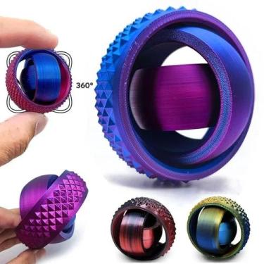 Imagem de Brinquedo Bola Rotativa Giroscópio Universal em Forma de O Spinner Ant