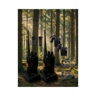Imagem de 2x Kit 2 Rádios Comunicadores Profissional 16ch 12km Bivolt - Congratu