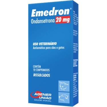 Imagem de Antiemético Emedron 20mg para Cães e Gatos - 10 Comprimidos