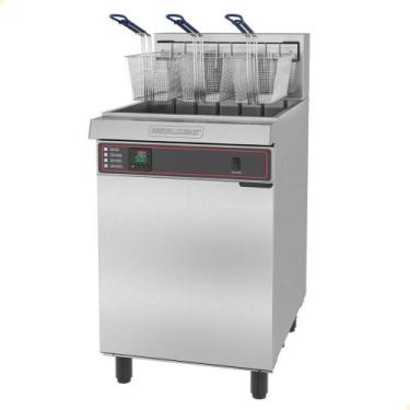 Imagem de Fritador Água e Óleo Elétrico 3 Cestos Metalcubas FAO 3C 220V Trifásic