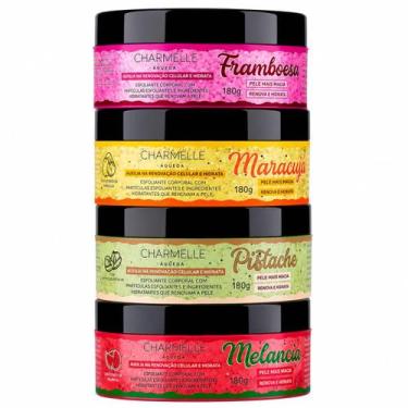 Imagem de Esfoliante corporal charmelle kit c/04 unidades cod.1061