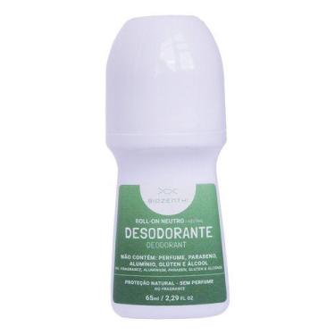 Imagem de Desodorante Roll-On Neutro Sem Alumínio Biozenthi 65ml