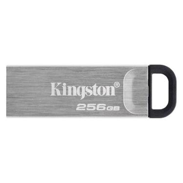Imagem de Pendrive Kingston DaTatraveler Kyson 256GB USB 3.2 - Prata