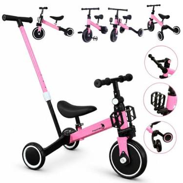 Imagem de Bicicleta Infantil Equilíbrio 5 Em 1 Triciclo Empurrador Balance Bike 
