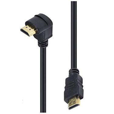 Imagem de CABO HDMI 2.0 4K ULTRA HD 3D CONEXAO ETHERNET COM 01 CONECTOR 90º 3 METROS - H2090-3