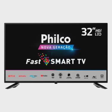 Imagem de Smart TV LED HD 32'' Philco, 4 hdmi, 2 usb, Wi-Fi - PTV32D10N5SKH