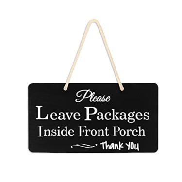 Imagem de ODAWA Personalizado, deixe os pacotes para entrega, local seguro, varanda, parte interna ou interna do portão UPS FedEx USPS