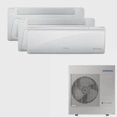 Imagem de Ar Condicionado Multi Split Inverter Samsung fjm 38.000 btus q/f 220V + 2x Cassete 1 Via Wind Free 9.000 btus + 1x High Wall Maldives 24.000 btus