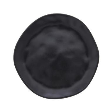 Imagem de Prato raso em cerâmica Copa&Cia Organic 26cm preto