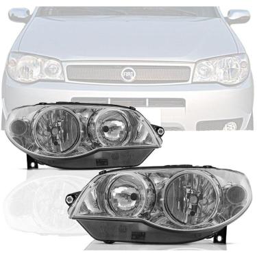 Imagem de Par Farol Fiat Palio Siena G3 2004 2005 2006 2007