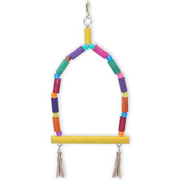 Imagem de Balanço Stick em Madeira Pínus Para Calopsita Periquito Ring Neck