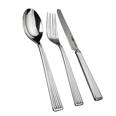 Imagem de Faqueiro Madrid em aco inox 101 pecas 18/10 4,0 mm de espessura-INOX - Fracalanza- Full Fit