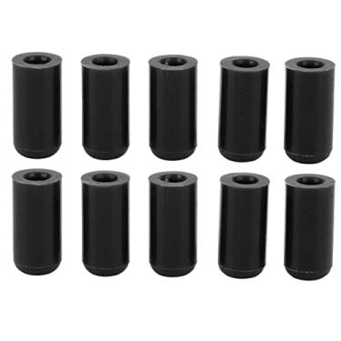 Imagem de Tampa Mangueira de Vácuo de Entrada, 10 Peças 6mm Plugue de Mangueira de Vácuo Silicone Flexível à Prova D'água Tampa Tubulação de Entrada Automática Plugue Final (Preto)
