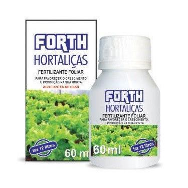 Imagem de Fertilizante Foliar Líquido Concentrado para Hortaliças 09-03-06 Forth 60 ml