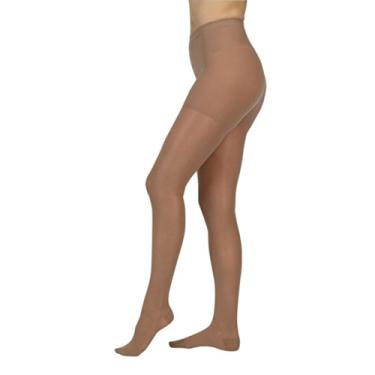 Imagem de Meia-calça Juzo 2100 naturalmente transparente fechada 15 20 mmHg Reg, Bege, II