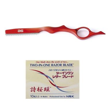 Imagem de Navalha Bellissima Corte E Desbaste + Laminas 2 em 1