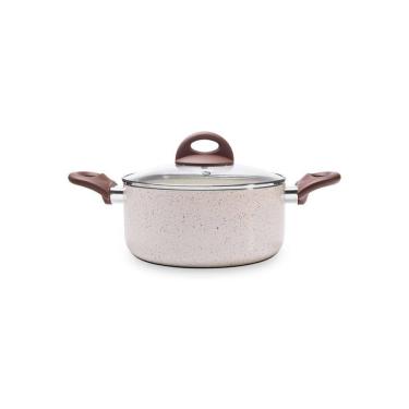 Imagem de Caçarola Com Tampa ø20 Ceramic Life Granada Indução - Brinox 20 Cm Vanilla Brinox