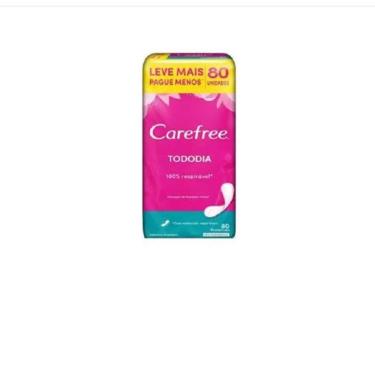 Imagem de Absorvente Carefree Protetor Diario Sem/Perfume C/80