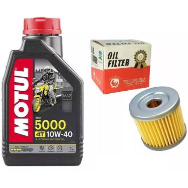 Imagem de Revisão Yes 125 Intruder 125 Óleo Motul 10w40, Filtro Oleo 