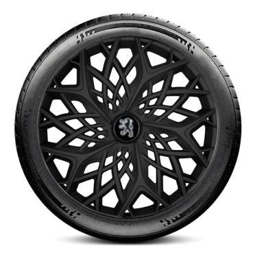 Imagem de Calota LC153 Peugeot Aro 13 Preta Fosca Moove Escolha carro