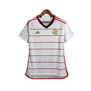 Camiseta Feminina Bounce Flamengo Branco